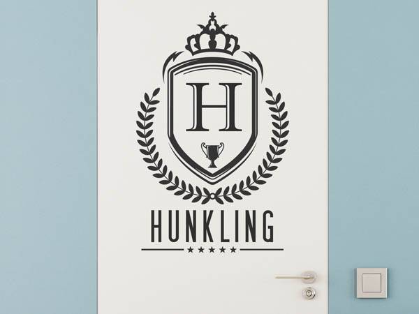 Wandtattoo Hunkling Wappen