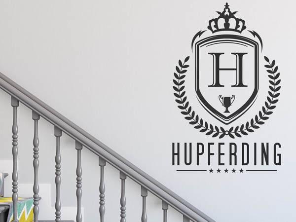 Wandtattoo Hupferding Wappen