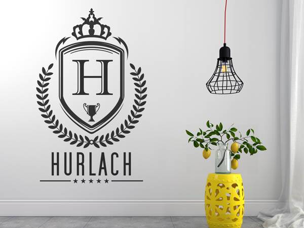 Wandtattoo Hurlach Wappen