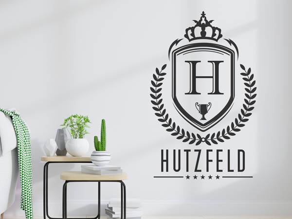 Wandtattoo Hutzfeld Wappen