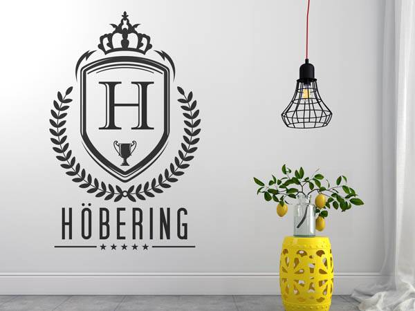 Wandtattoo Höbering Wappen