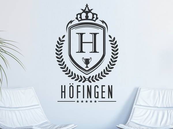 Wandtattoo Höfingen Wappen