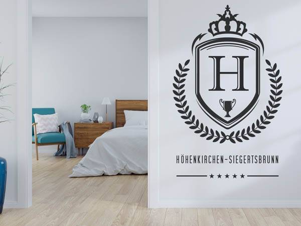 Wandtattoo Höhenkirchen-Siegertsbrunn Wappen