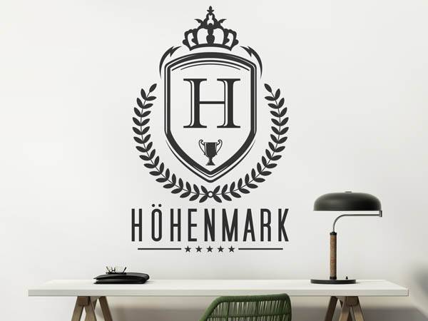 Wandtattoo Höhenmark Wappen