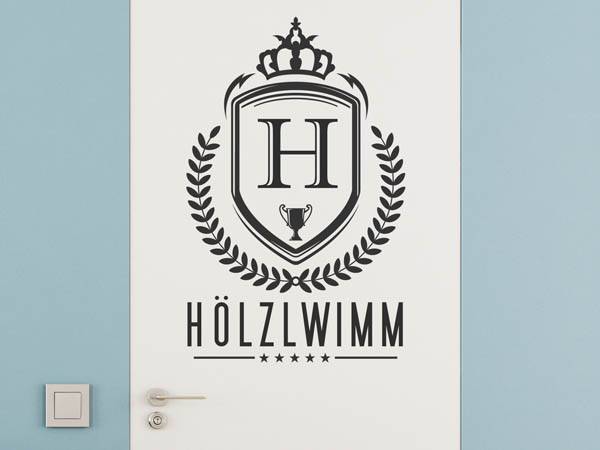 Wandtattoo Hölzlwimm Wappen
