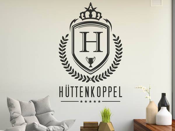 Wandtattoo Hüttenkoppel Wappen