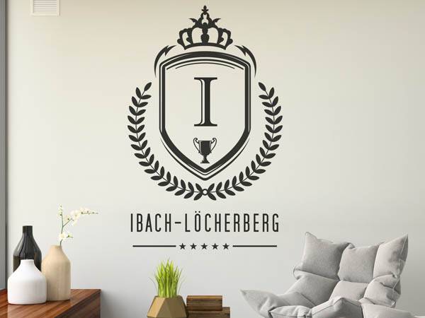 Wandtattoo Ibach-Löcherberg Wappen
