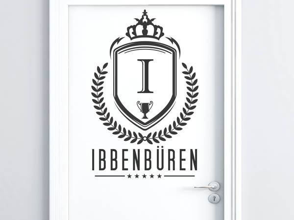 Wandtattoo Ibbenbüren Wappen