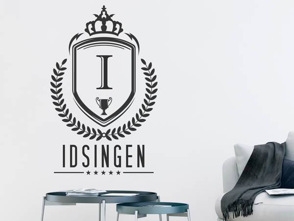 Wandtattoo Idsingen Wappen