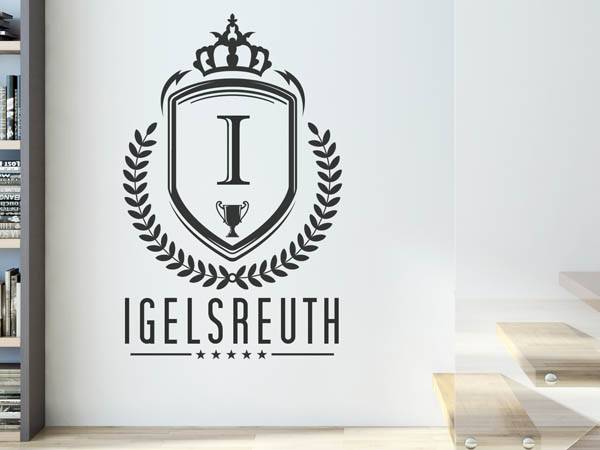 Wandtattoo Igelsreuth Wappen