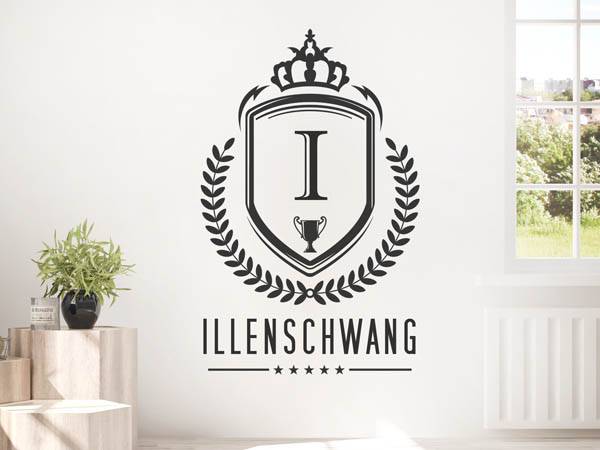 Wandtattoo Illenschwang Wappen