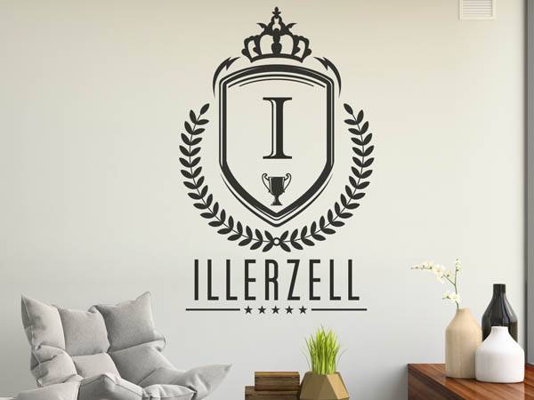 Wandtattoo Illerzell Wappen