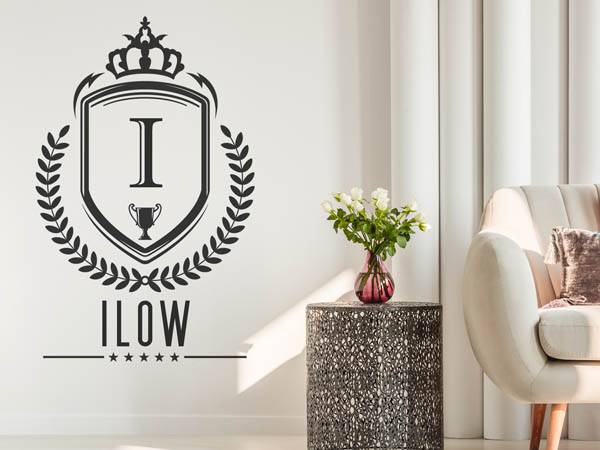 Wandtattoo Ilow Wappen