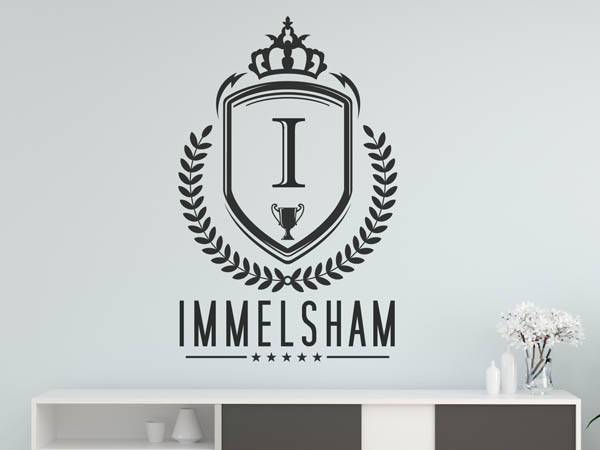 Wandtattoo Immelsham Wappen
