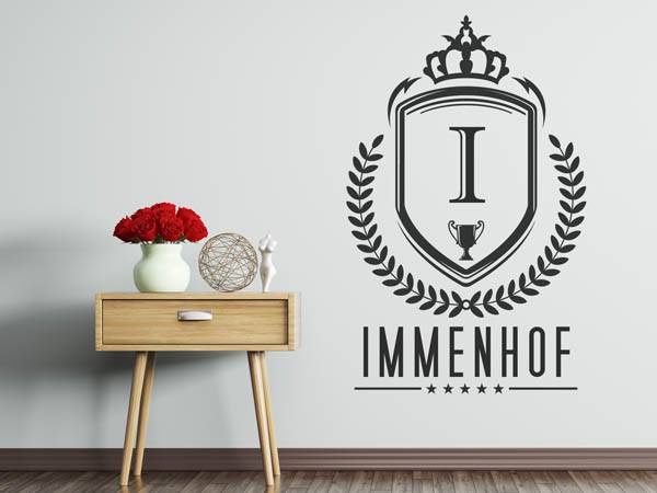 Wandtattoo Immenhof Wappen