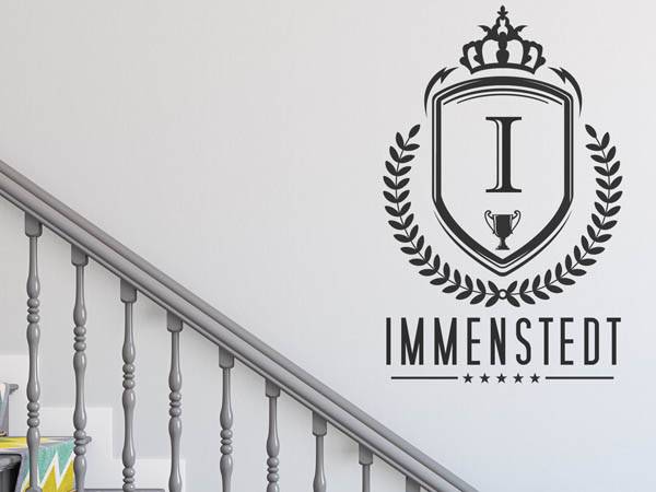Wandtattoo Immenstedt Wappen