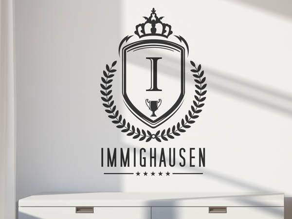 Wandtattoo Immighausen Wappen