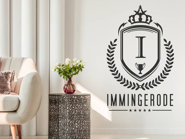 Wandtattoo Immingerode Wappen