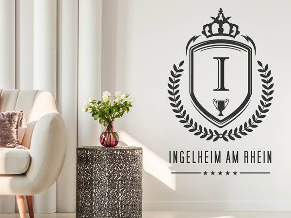 Wandtattoo Ingelheim am Rhein Wappen