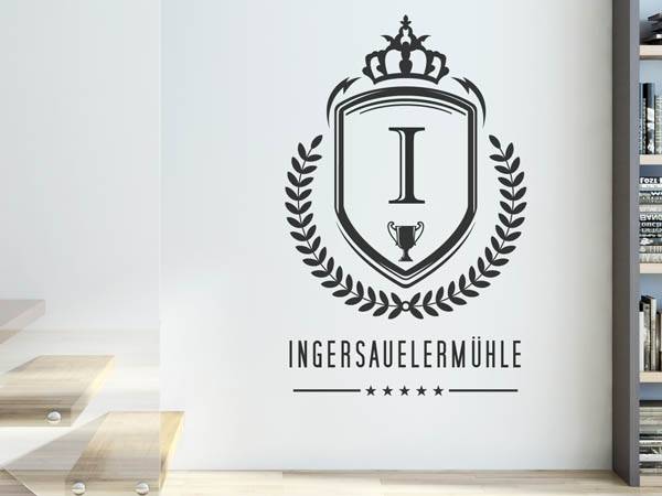 Wandtattoo Ingersauelermühle Wappen
