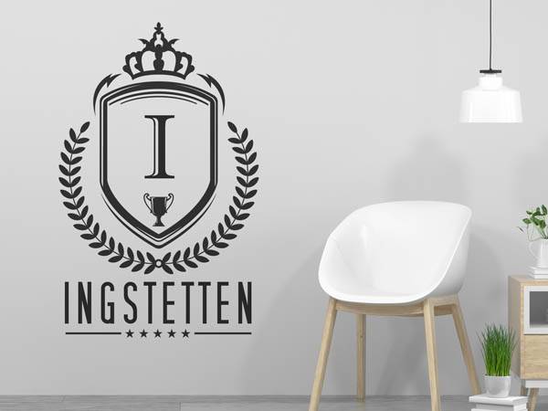 Wandtattoo Ingstetten Wappen