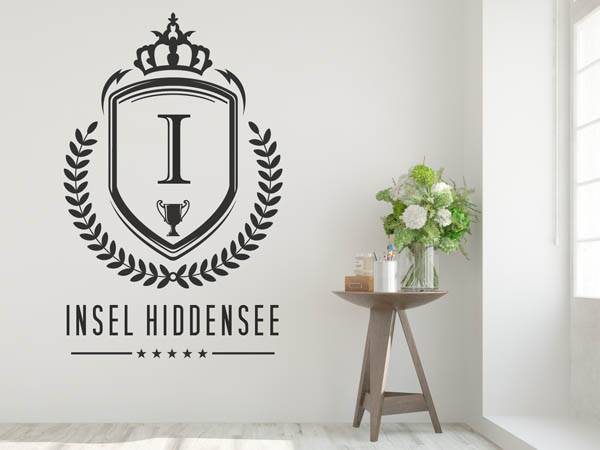 Wandtattoo Insel Hiddensee Wappen