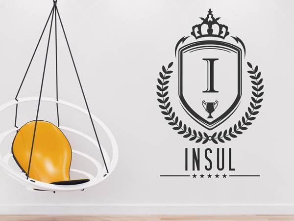 Wandtattoo Insul Wappen