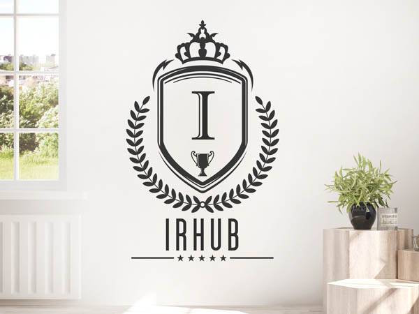 Wandtattoo Irhub Wappen