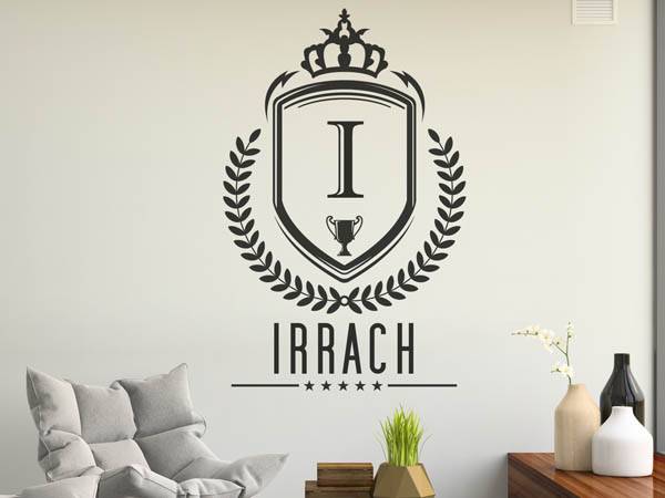 Wandtattoo Irrach Wappen