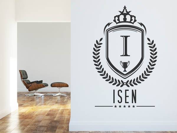 Wandtattoo Isen Wappen