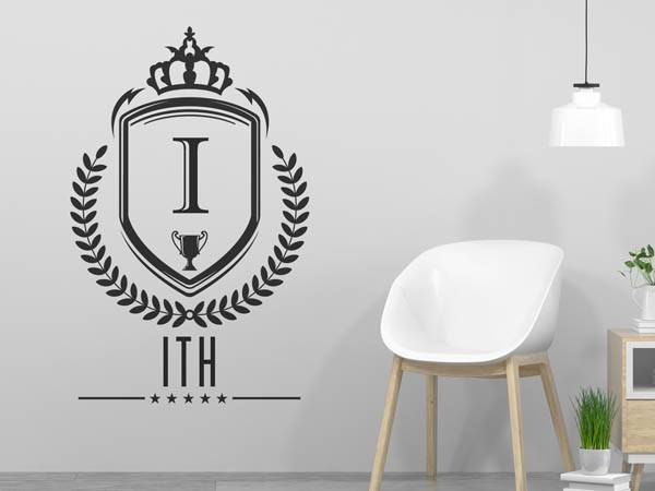 Wandtattoo Ith Wappen
