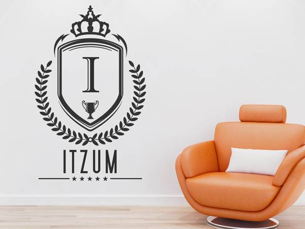 Wandtattoo Itzum Wappen