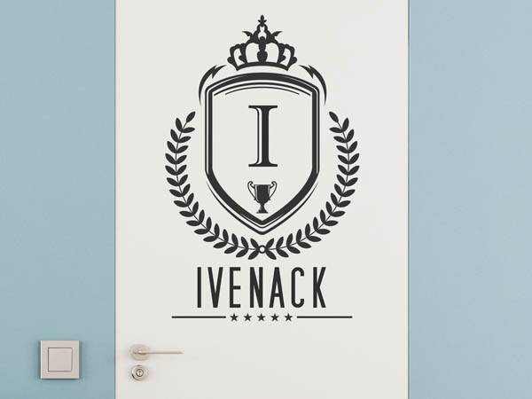 Wandtattoo Ivenack Wappen