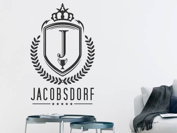 Wandtattoo Jacobsdorf Wappen