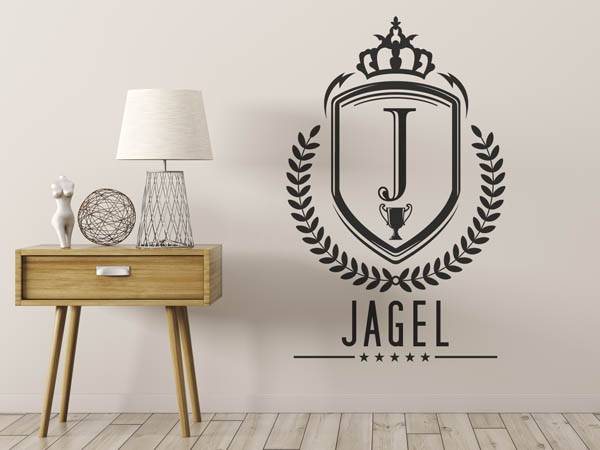 Wandtattoo Jagel Wappen