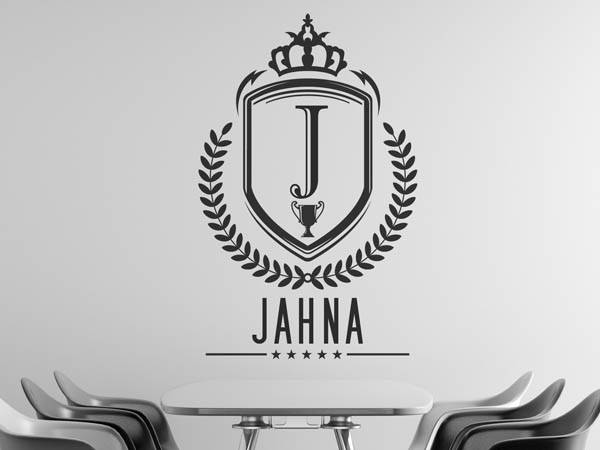 Wandtattoo Jahna Wappen