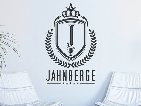 Wandtattoo Jahnberge Wappen