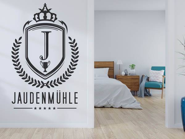 Wandtattoo Jaudenmühle Wappen