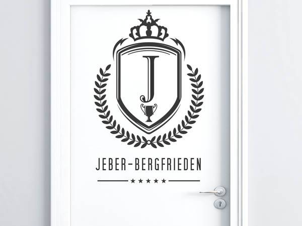 Wandtattoo Jeber-Bergfrieden Wappen