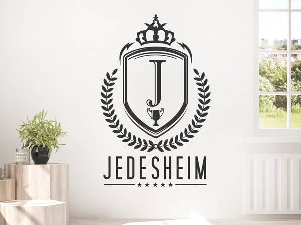 Wandtattoo Jedesheim Wappen