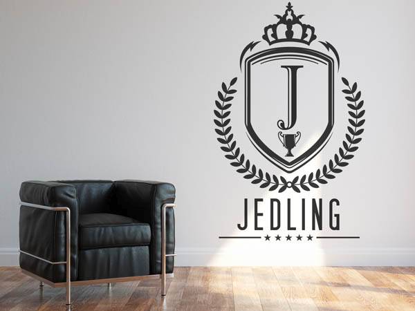 Wandtattoo Jedling Wappen
