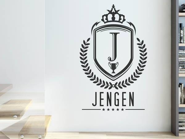 Wandtattoo Jengen Wappen