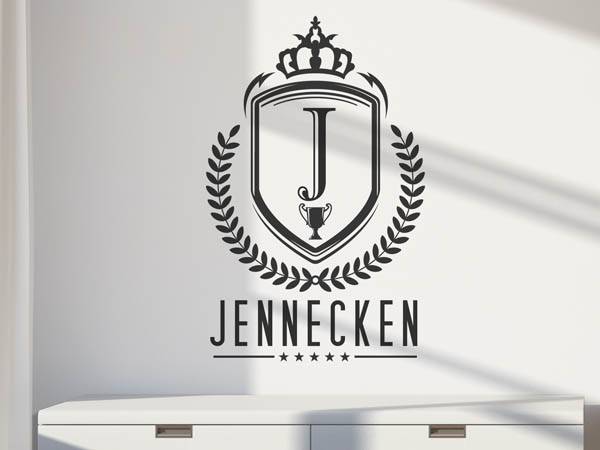 Wandtattoo Jennecken Wappen