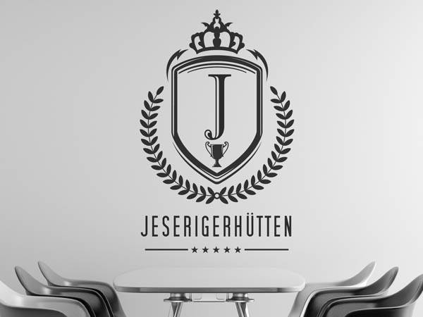 Wandtattoo Jeserigerhütten Wappen