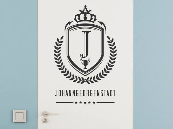 Wandtattoo Johanngeorgenstadt Wappen