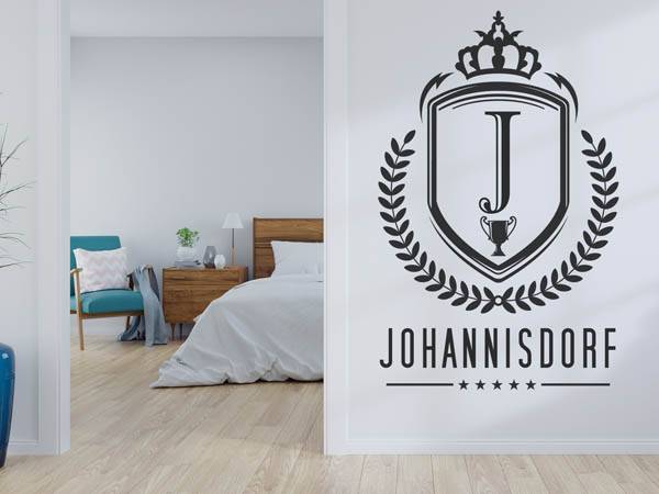 Wandtattoo Johannisdorf Wappen