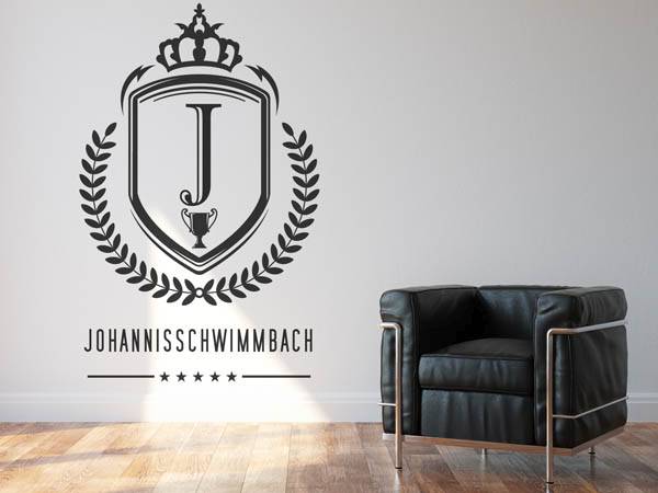 Wandtattoo Johannisschwimmbach Wappen