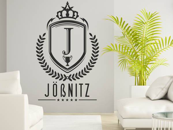 Wandtattoo Jößnitz Wappen