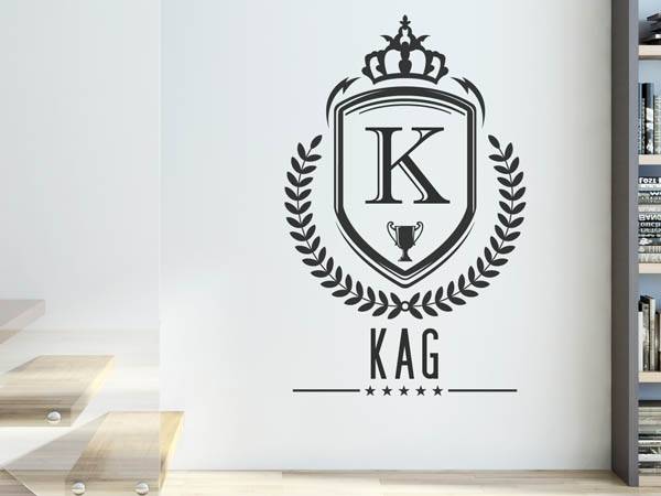 Wandtattoo Kag Wappen