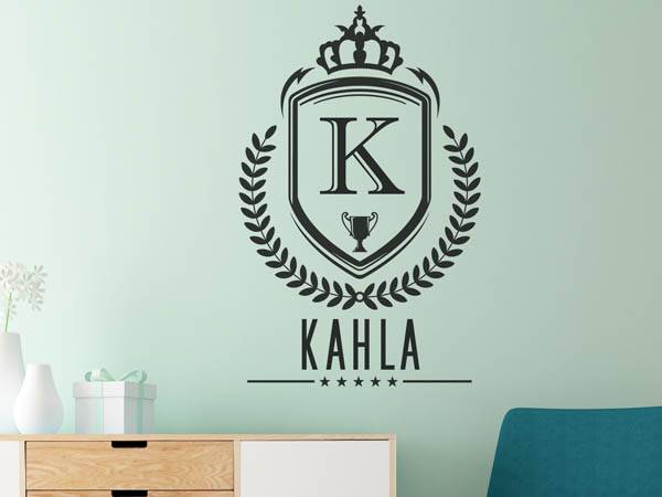 Wandtattoo Kahla Wappen